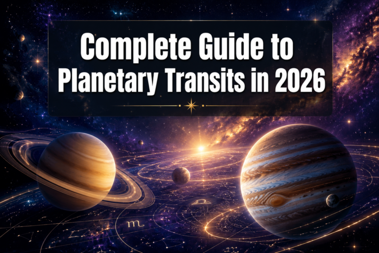 Complete Guide to Planetary Transits in 2026: How Each Major Shift Resets the Collective Energy