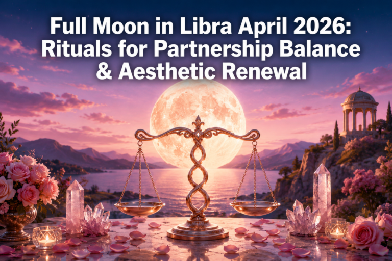 Full Moon in Libra April 2026: Rituals for Partnership Balance and Aesthetic Renewal by Rising Sign