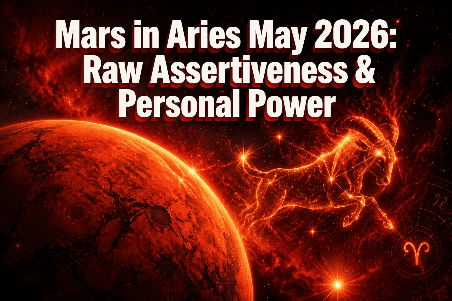Mars in Aries May 2026: Channeling Raw Assertiveness and Natal Fire Sign Impulses for Personal Power