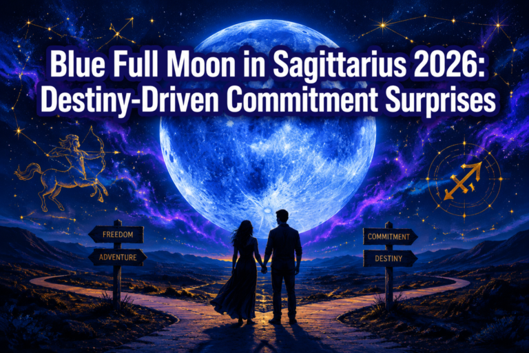 May 2026 Blue Full Moon in Sagittarius: Destiny-Driven Commitment Surprises for Zodiac Love Matches