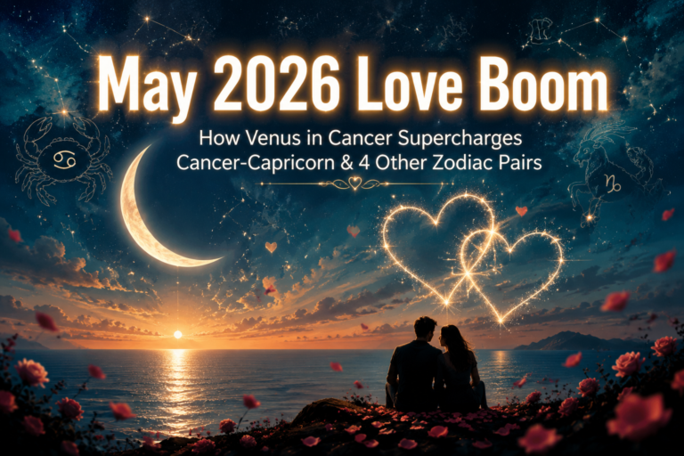 May 2026 Love Boom: How Venus in Cancer Supercharges Cancer-Capricorn and 4 Other Zodiac Pairs