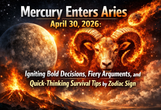 Mercury Enters Aries April 30, 2026: Igniting Bold Decisions, Fiery Arguments, and Quick-Thinking Survival Tips by Zodiac Sign