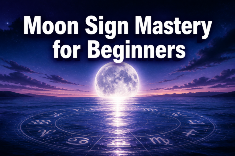 Moon Sign Mastery for Beginners: Emotions, Instincts, and How It Shapes Your Daily Life