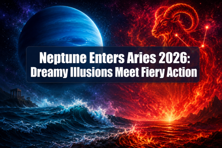 Neptune Enters Aries January 26, 2026: Dreamy Illusions Meet Fiery Action—Spiritual Warriors Awaken