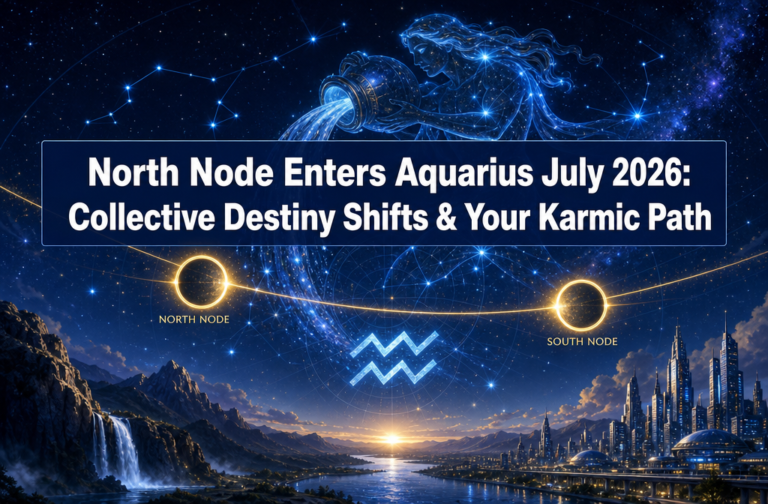North Node Enters Aquarius July 2026: Collective Destiny Shifts and Your Karmic Path