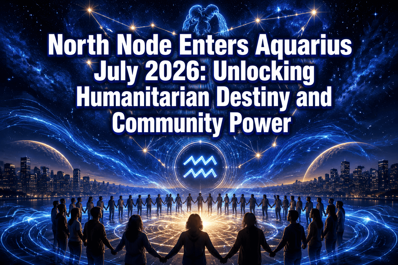 North Node Enters Aquarius July 2026: Unlocking Humanitarian Destiny and Community Power for Every Rising Sign
