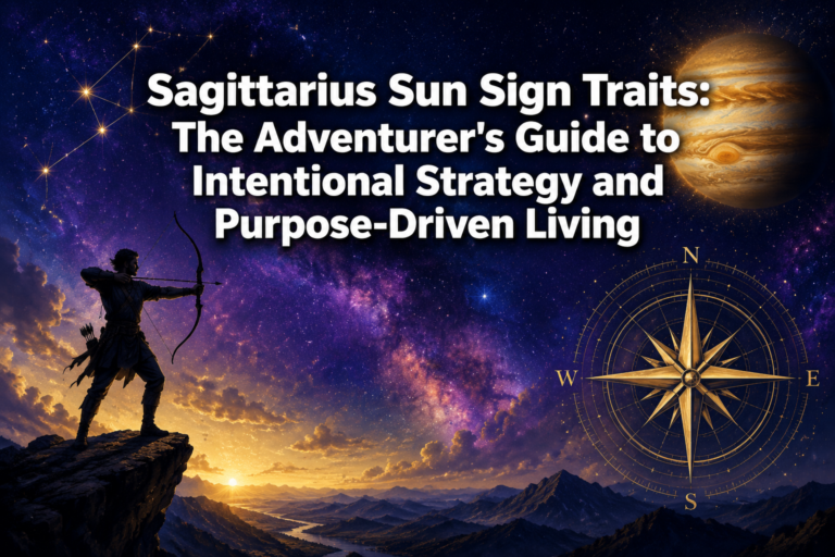 Sagittarius Sun Sign Traits: The Adventurer's Guide to Intentional Strategy and Purpose-Driven Living