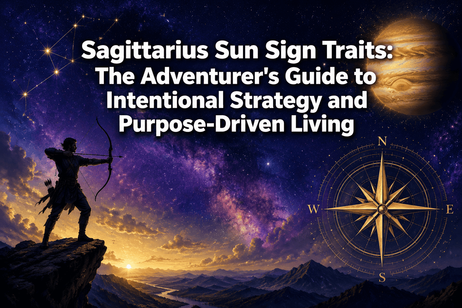 Sagittarius Sun Sign Traits: The Adventurer's Guide to Intentional Strategy and Purpose-Driven Living
