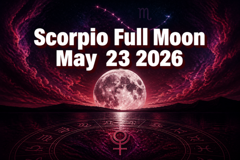 Scorpio Full Moon May 23 2026: Activating Natal 8th House Transformations and Pluto Aspects