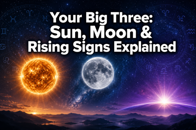 What Your Big Three Mean Together: Sun, Moon, and Rising Sign Combinations Explained