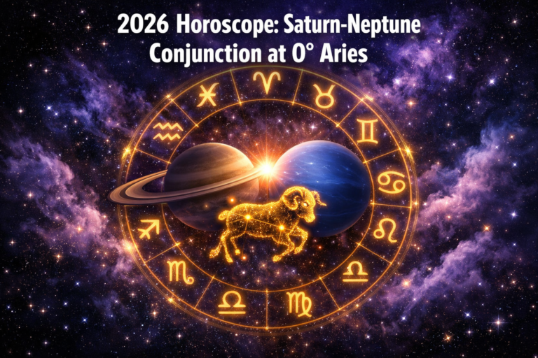 2026 Horoscope: Saturn-Neptune Conjunction at 0° Aries and Its Impact on Every Zodiac Sign