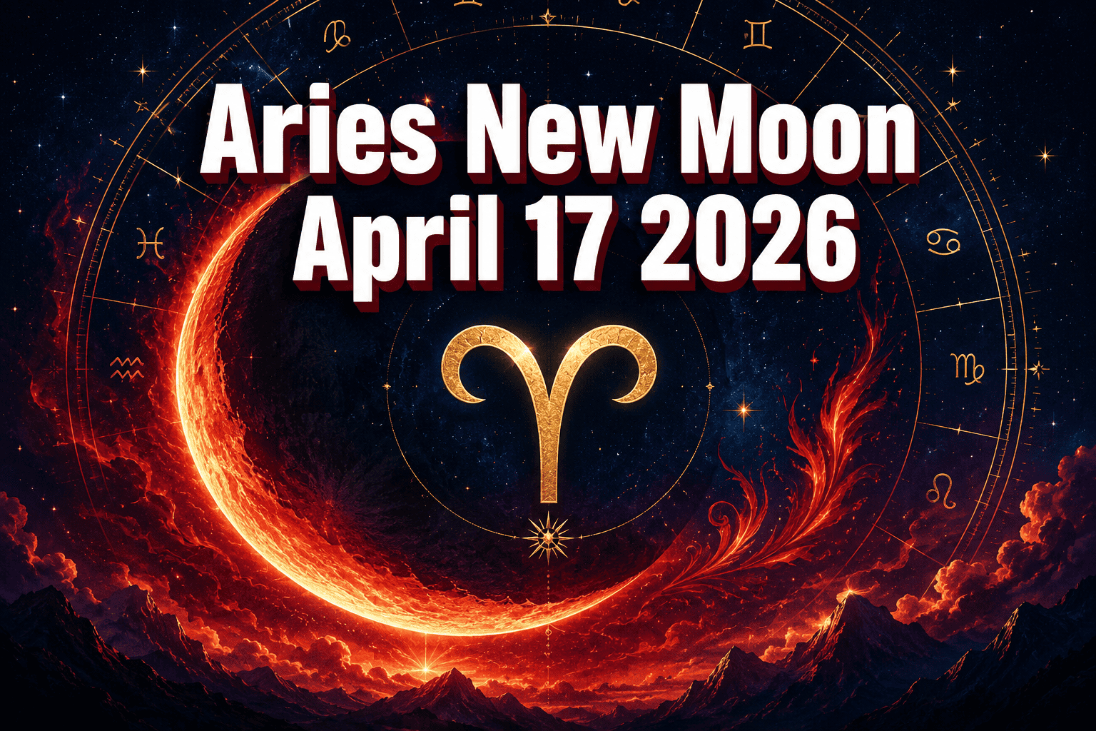Aries New Moon April 17 2026: Manifesting Natal Fire Elements and Action House Potentials