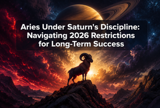 Aries Personality Under Saturn's Discipline: Navigating 2026 Restrictions for Long-Term Success