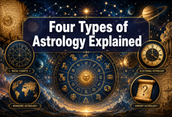 Four Types of Astrology Explained: Genethlialogy, General, Catarchic, and Interrogatory for Beginners
