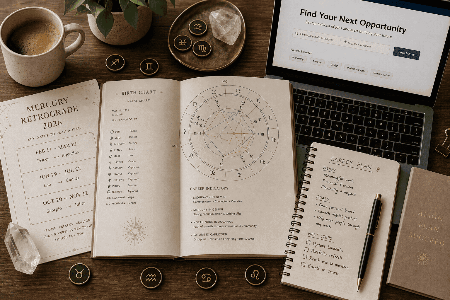How Do Birth Charts Influence Career Path Decisions?