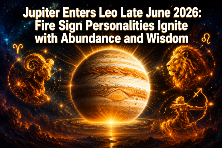 Jupiter Enters Leo Late June 2026: Fire Sign Personalities Ignite with Abundance and Wisdom