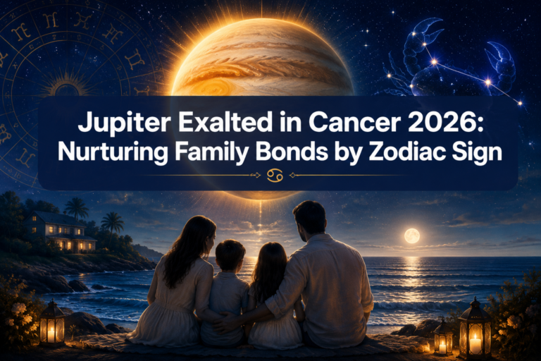 Jupiter Exalted in Cancer Early 2026: Nurturing Emotional Traits and Family Bonds by Zodiac Sign