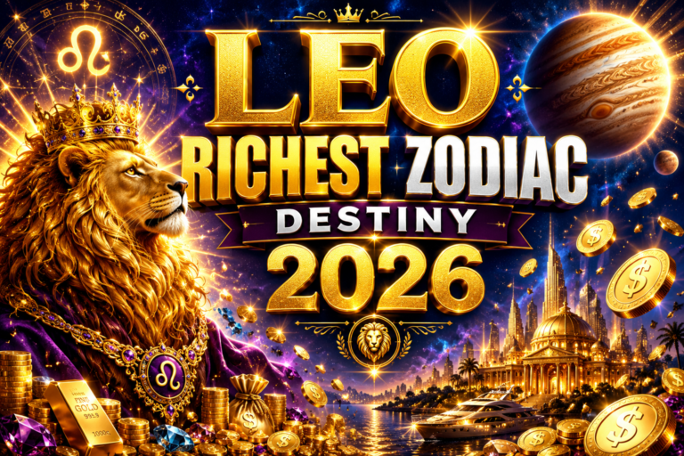Leo Richest Zodiac Destiny 2026: Jupiter Ingress Ignites Poverty Mindset Release and Endless Opportunities