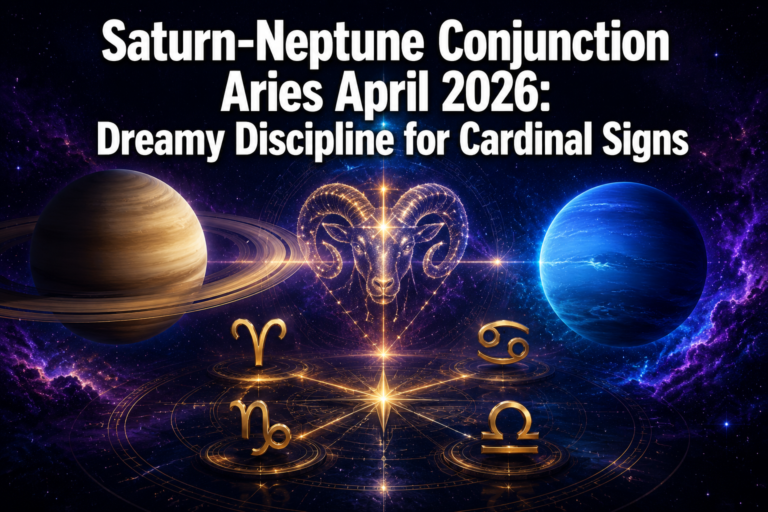 Saturn-Neptune Conjunction Aries April 2026: Dreamy Discipline for Cardinal Signs' Natal Charts
