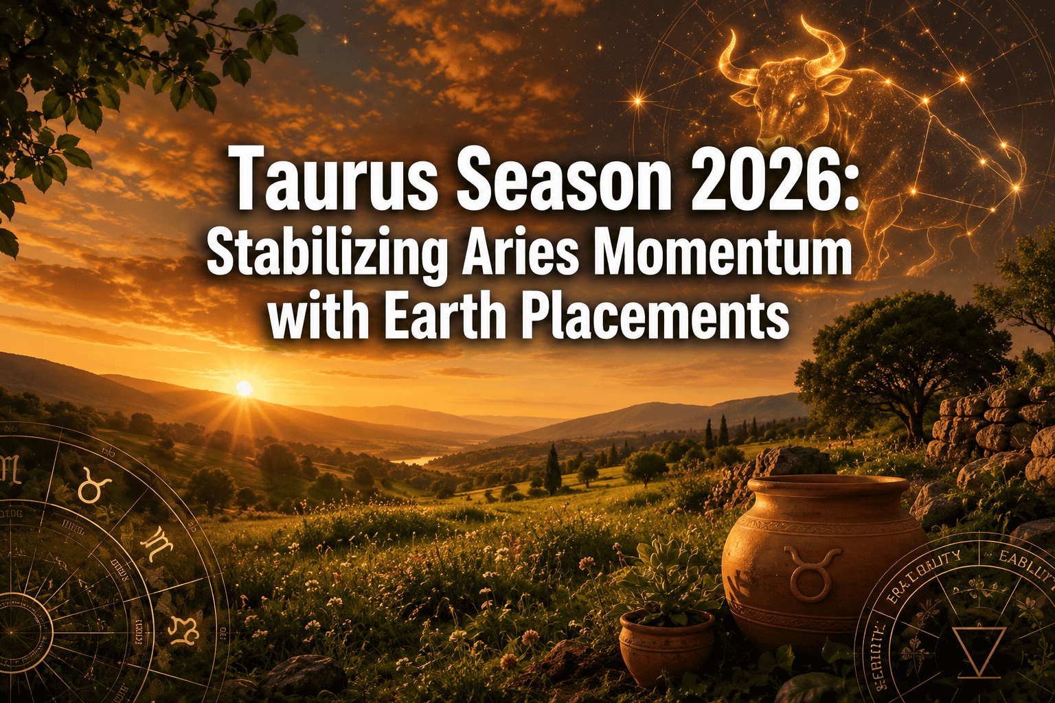 Taurus Season 2026 Guide for Beginners: Stabilizing Aries Momentum with Earth Element Natal Placements