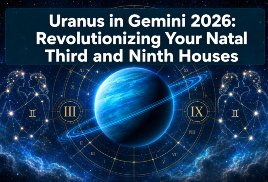 Uranus in Gemini 2026: Revolutionizing Your Natal Third and Ninth Houses