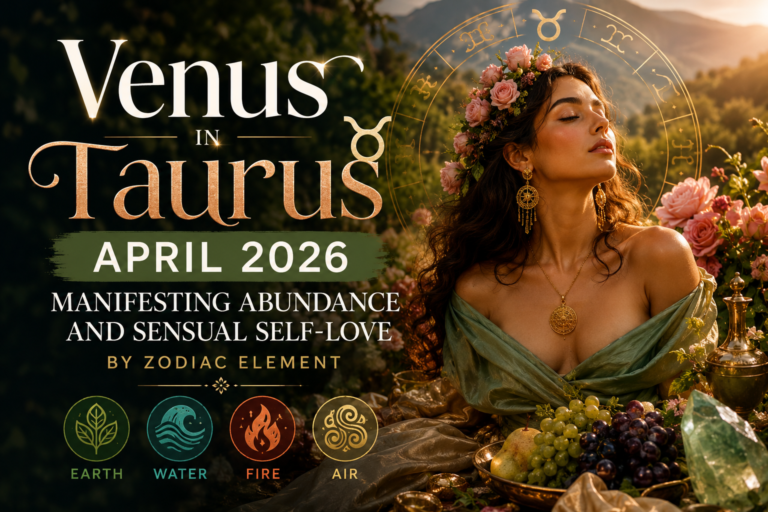 Venus in Taurus April 2026: Manifesting Abundance and Sensual Self-Love by Zodiac Element